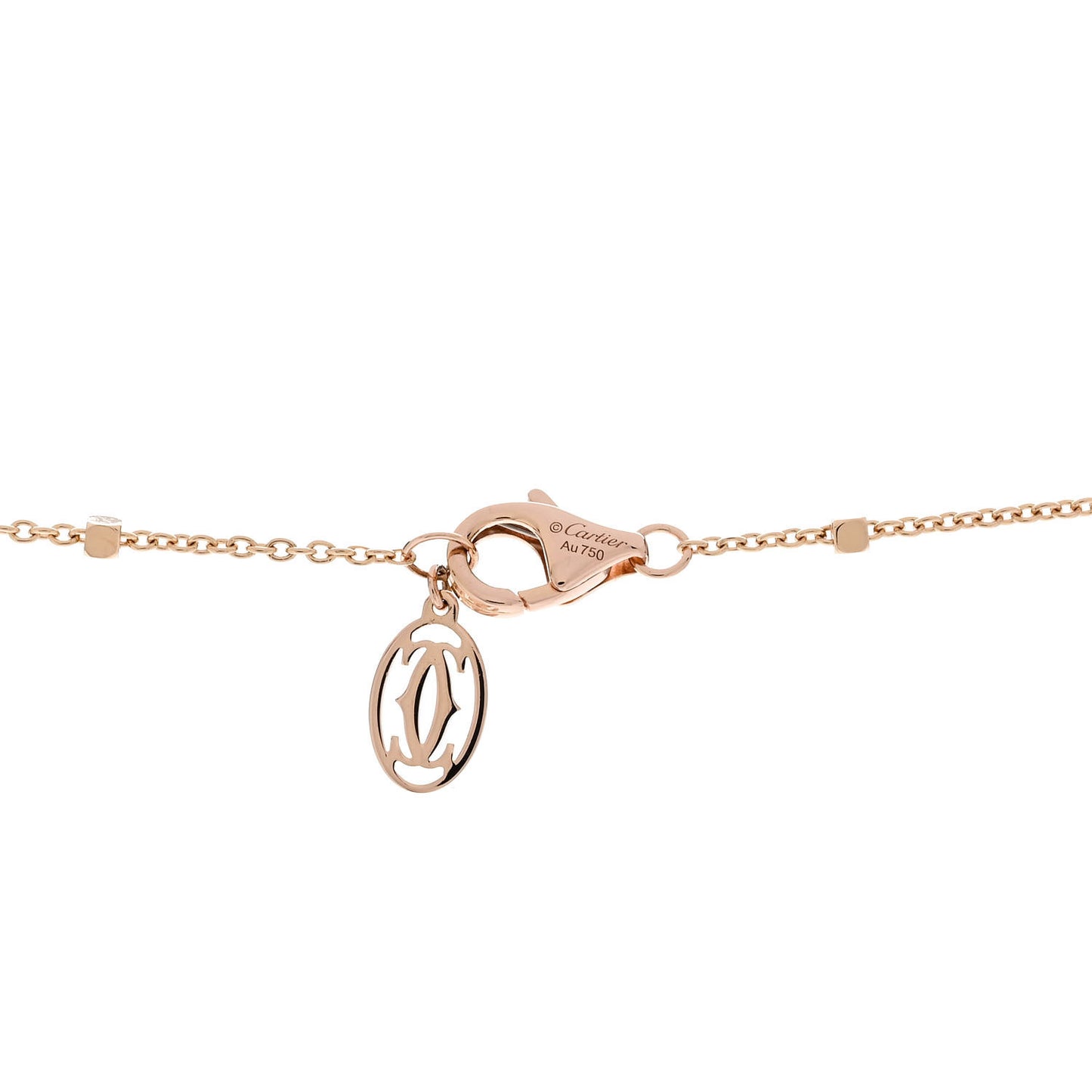 18K Pink Gold Small Clash de Cartier Necklace