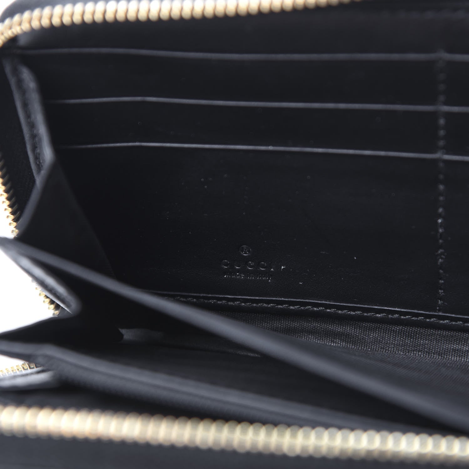 Gucci GG Supreme Monogram Bees Zip Around Wallet 6 of 8