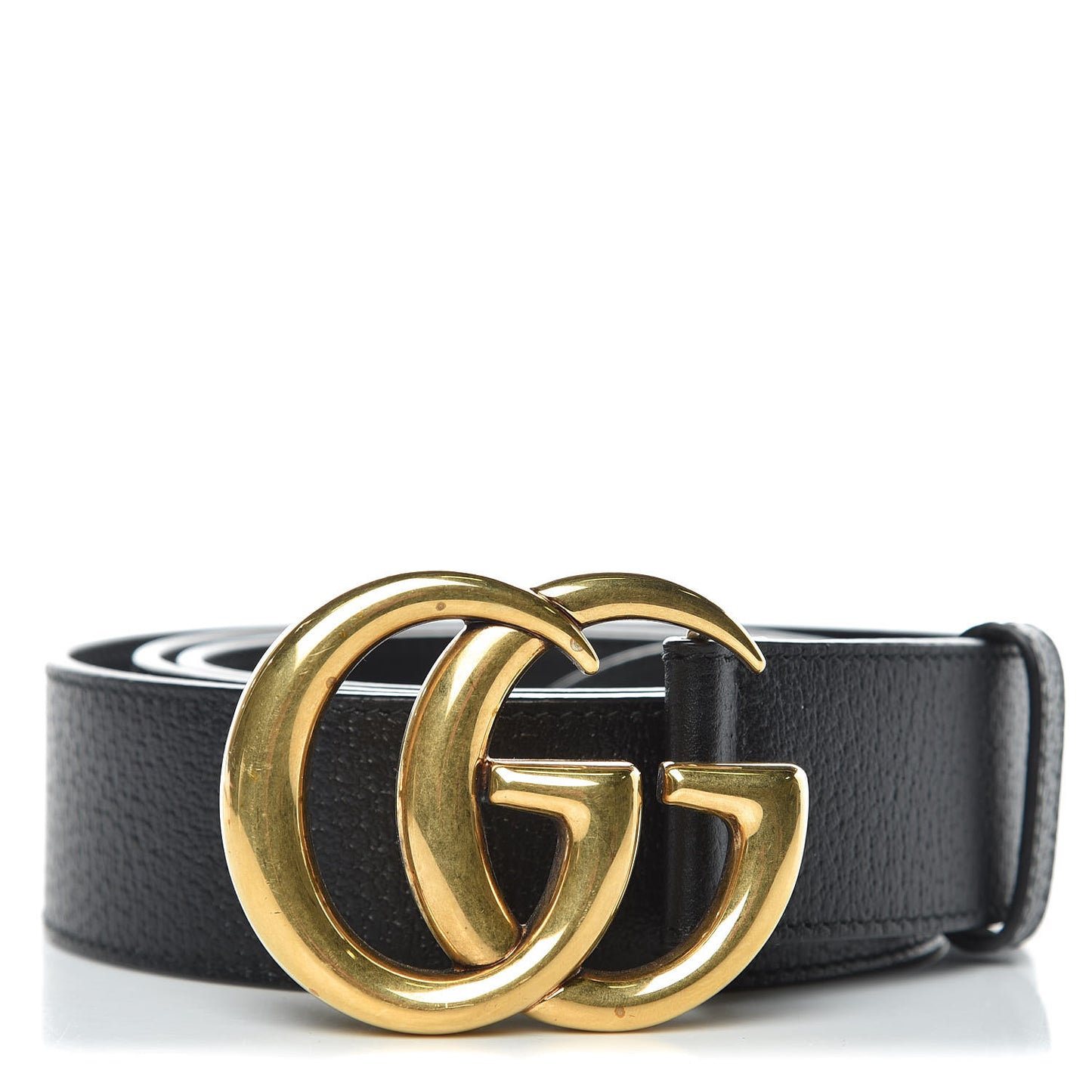 Textured Calfskin Double G 40mm Belt 110 44 Black
