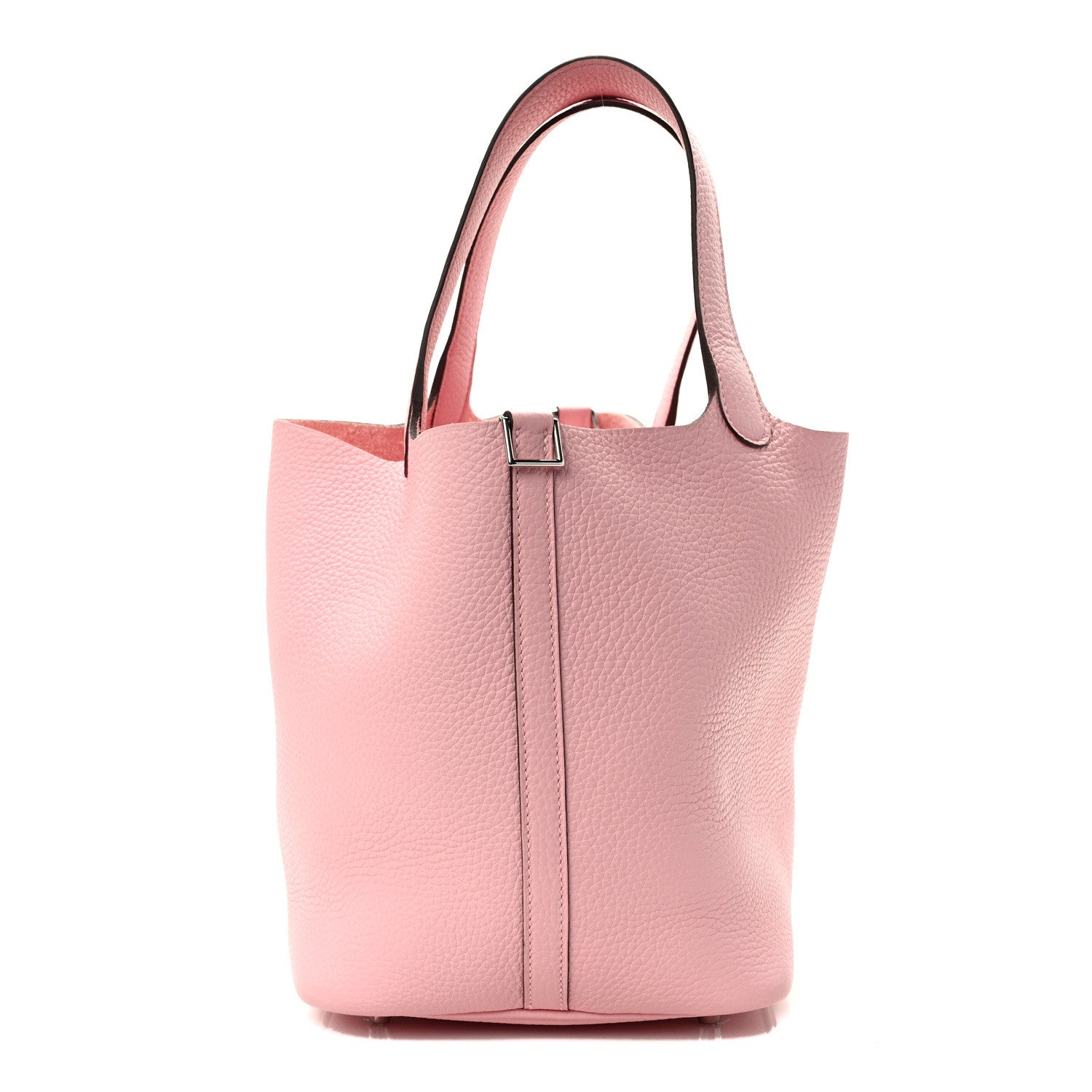 Hermes Taurillon Clemence Picotin Lock 22 MM Rose Sakura 1 of 12