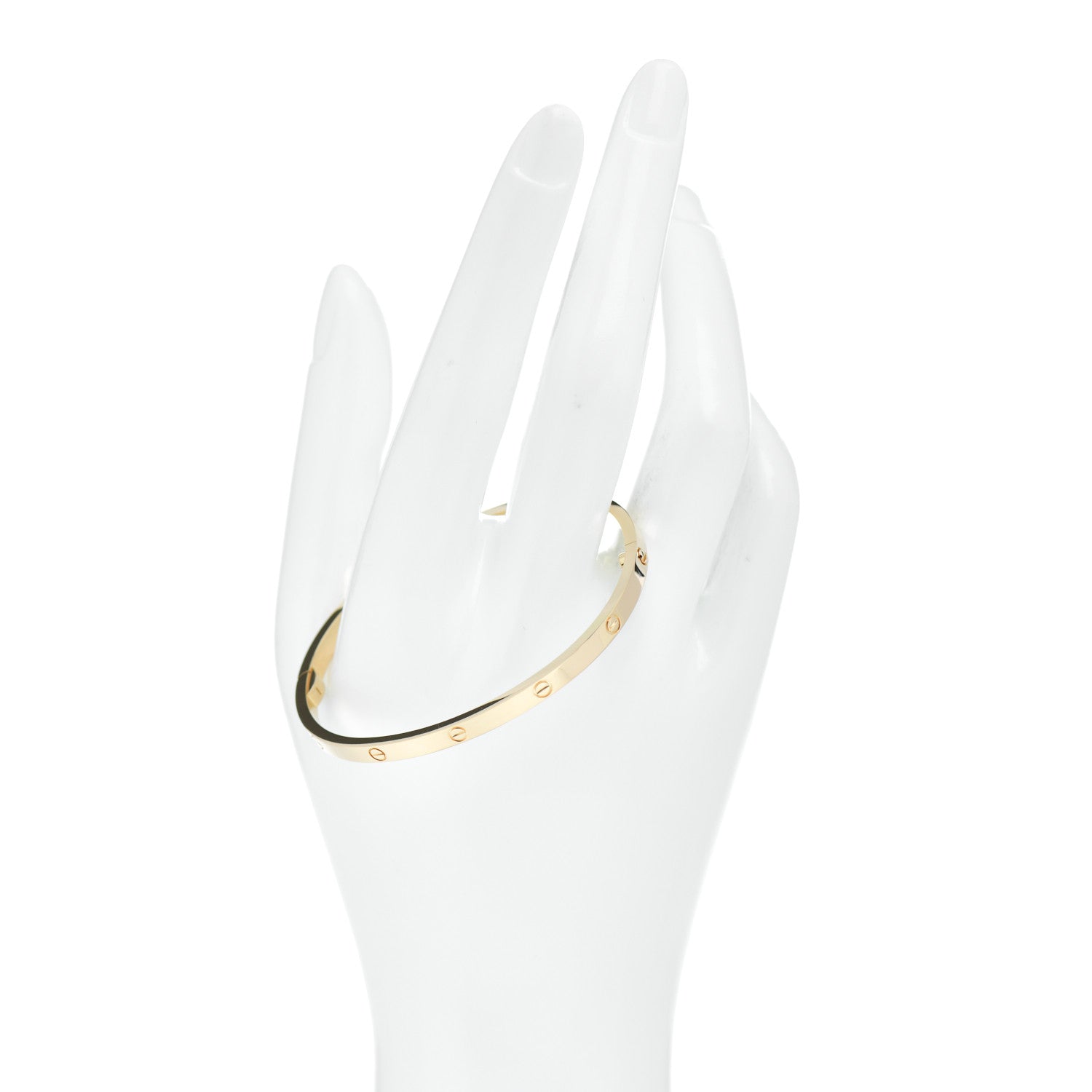 Cartier 18K Yellow Gold Small LOVE Bracelet 17 2 of 5