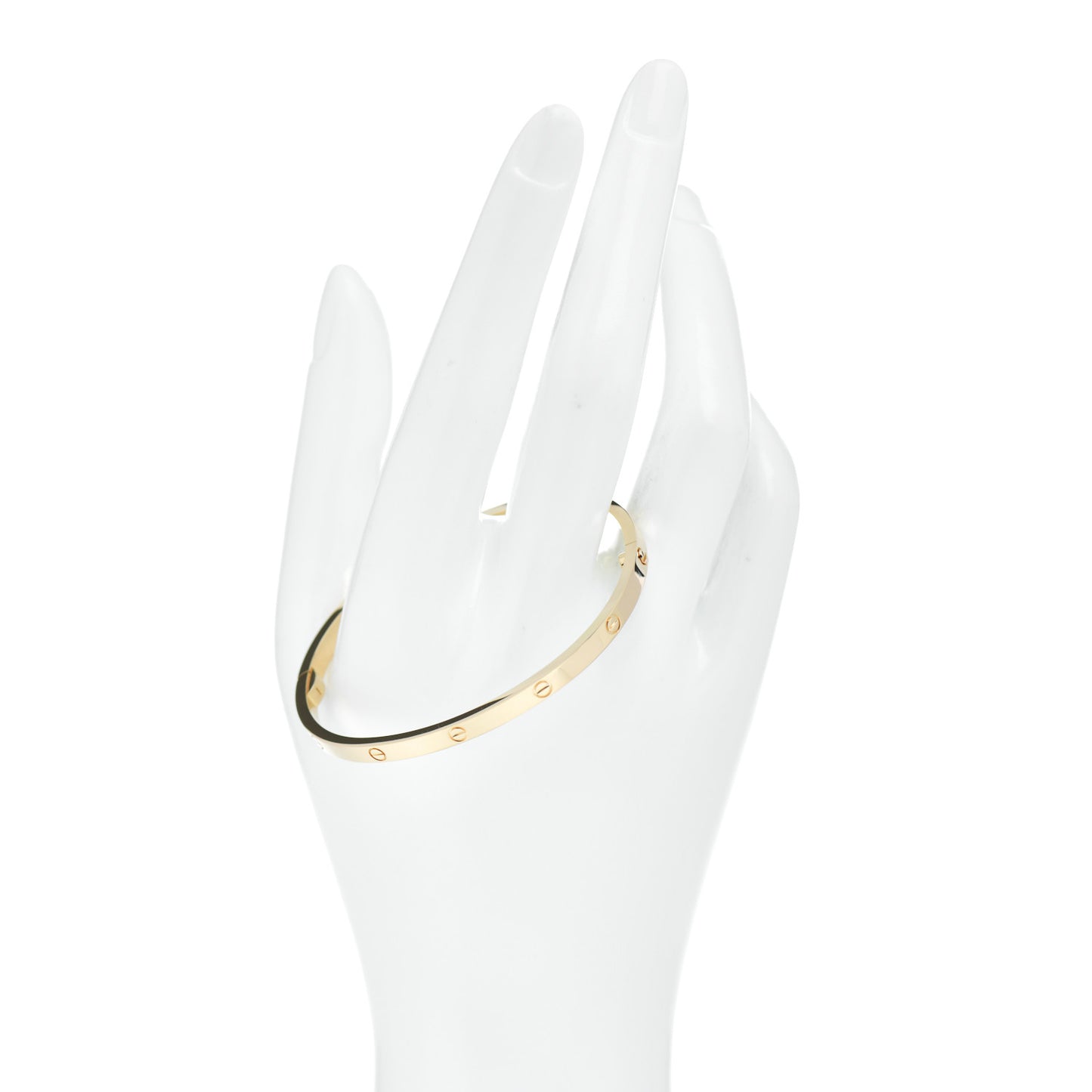 18K Yellow Gold Small LOVE Bracelet 17