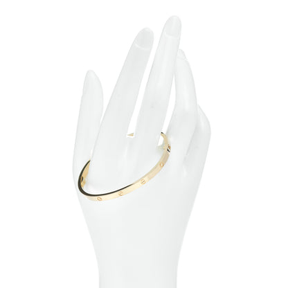 Cartier 18K Yellow Gold Small LOVE Bracelet 17 2 of 5