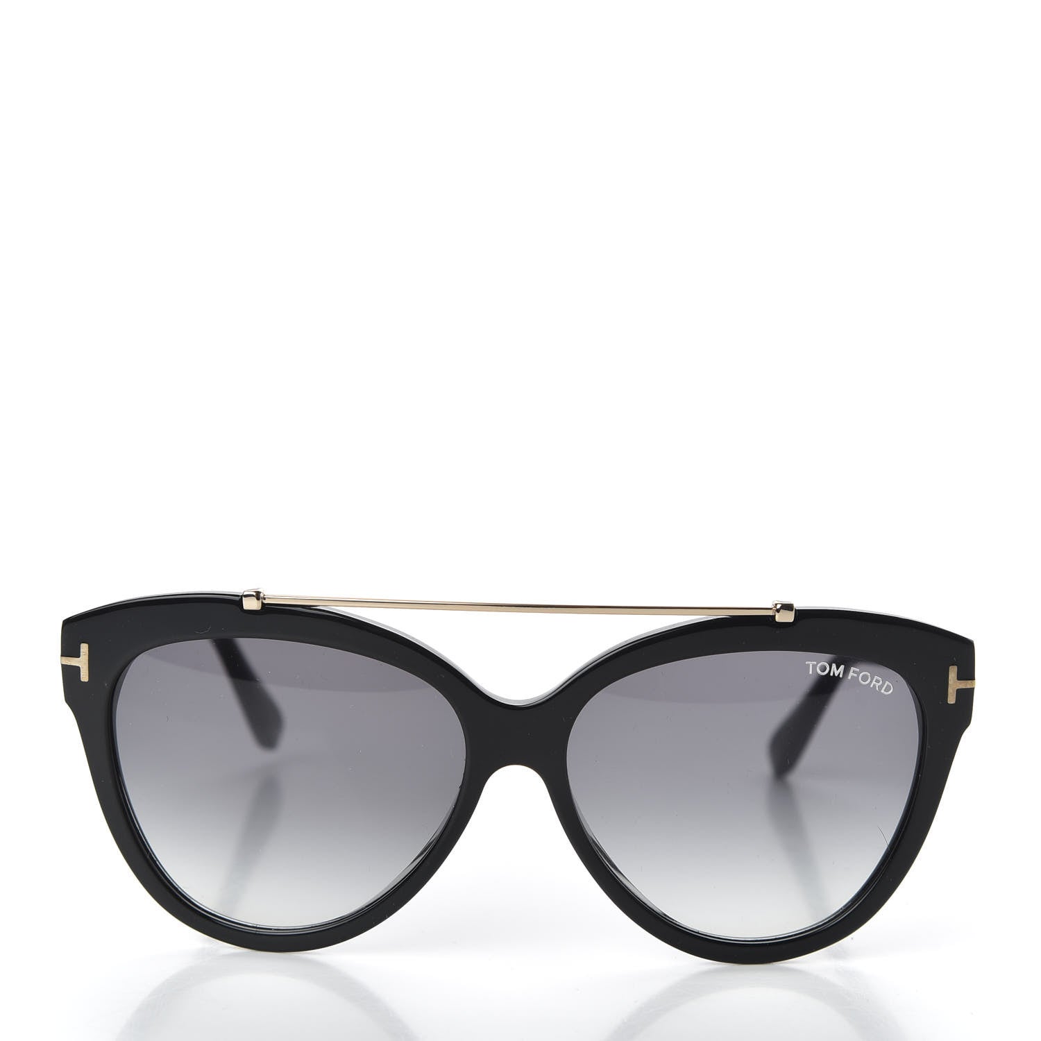 Tom Ford Livia Cat Eye Sunglasses TF518 Black 2 of 8