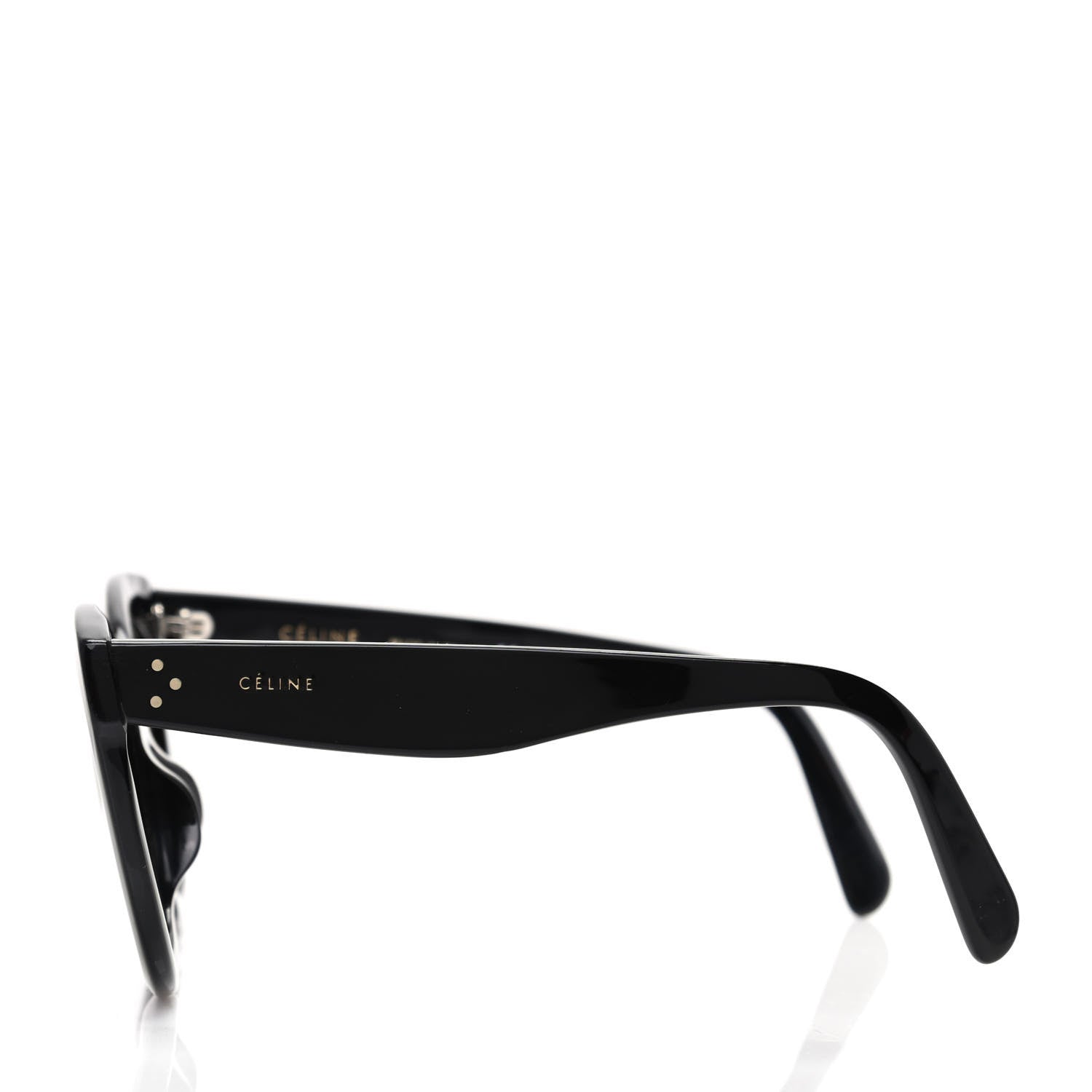 Celine Acetate Baby Marta Sunglasses CL 41385/F/S Black 3 of 7