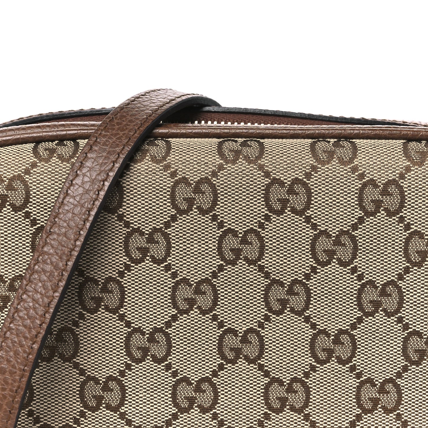Monogram Mini Bree Messenger Bag Beige Tabacco