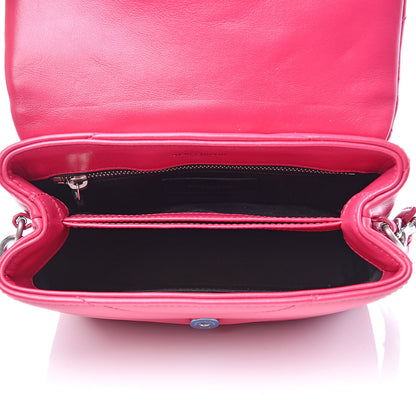 Saint Laurent Calfskin Y Quilted Monogram Toy Loulou Crossbody Bag Freesia 5 of 10