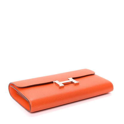 Hermes Epsom Constance Long Wallet Feu 4 of 7