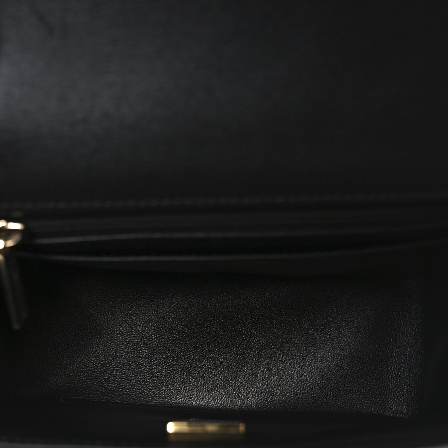 Lambskin Quilted Mini Square Flap Black
