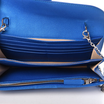 Delvaux Brillant Wallet on Chain Satin Electric 5 of 9