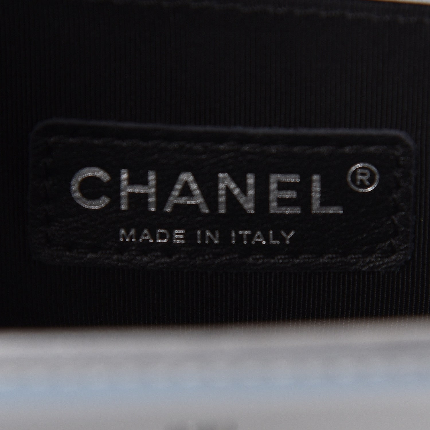 Chanel Metallic Patent Calfskin Quilted Small Boy Flap Silver 6 of 12