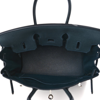 Hermes Togo Birkin 25 Bleu de Prusse 5 of 9