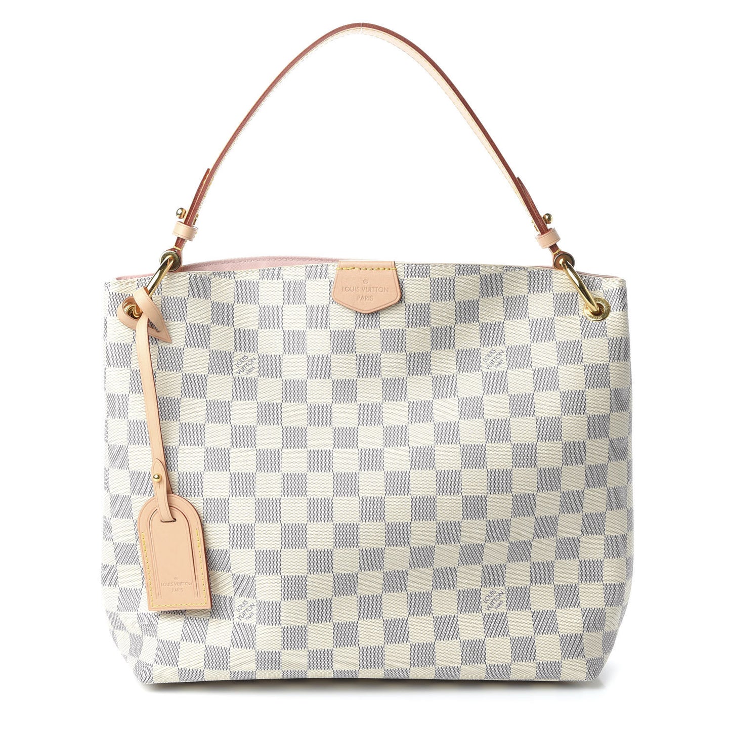Damier Azur Graceful PM Rose Ballerine