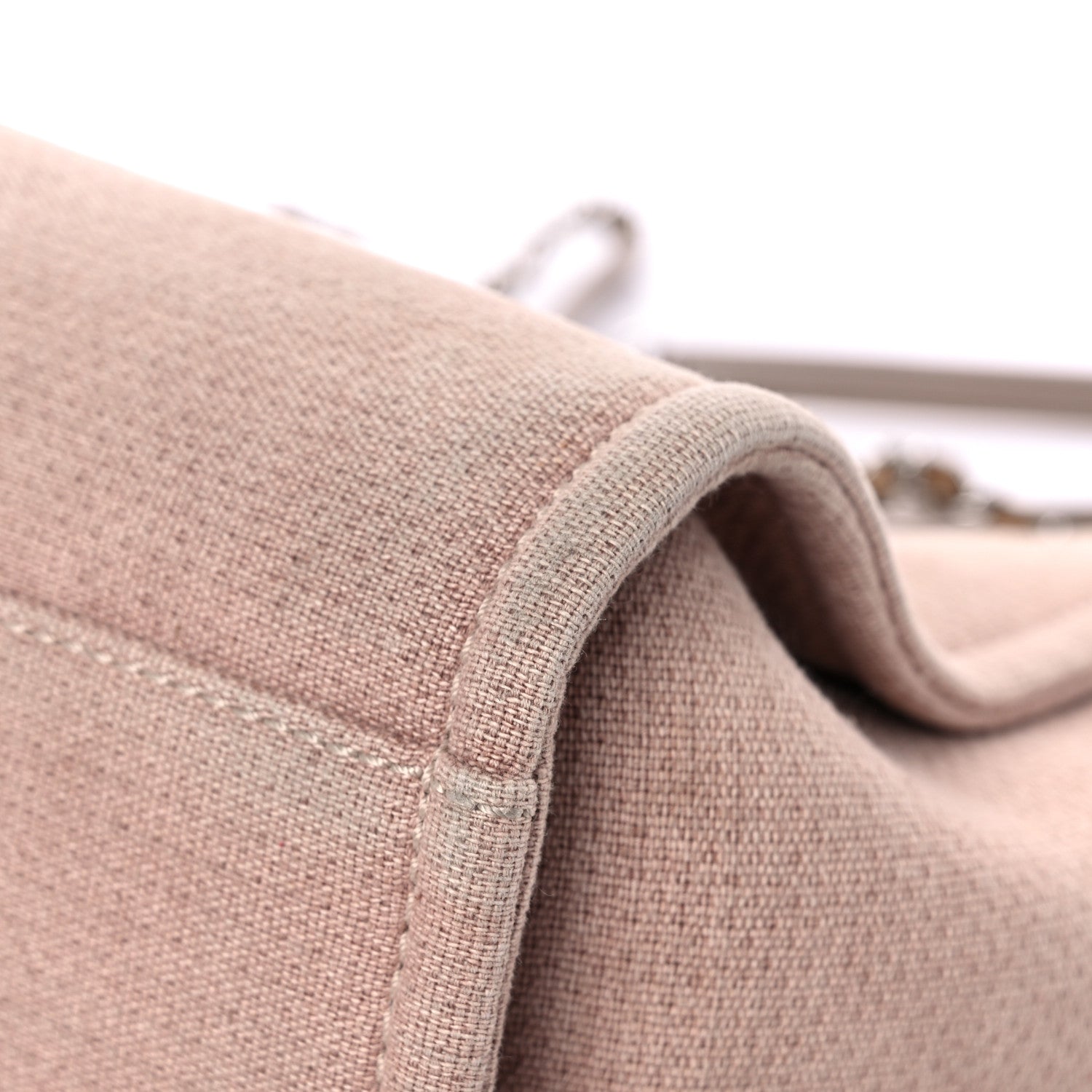 Chanel Canvas Small Deauville Tote Beige 10 of 16