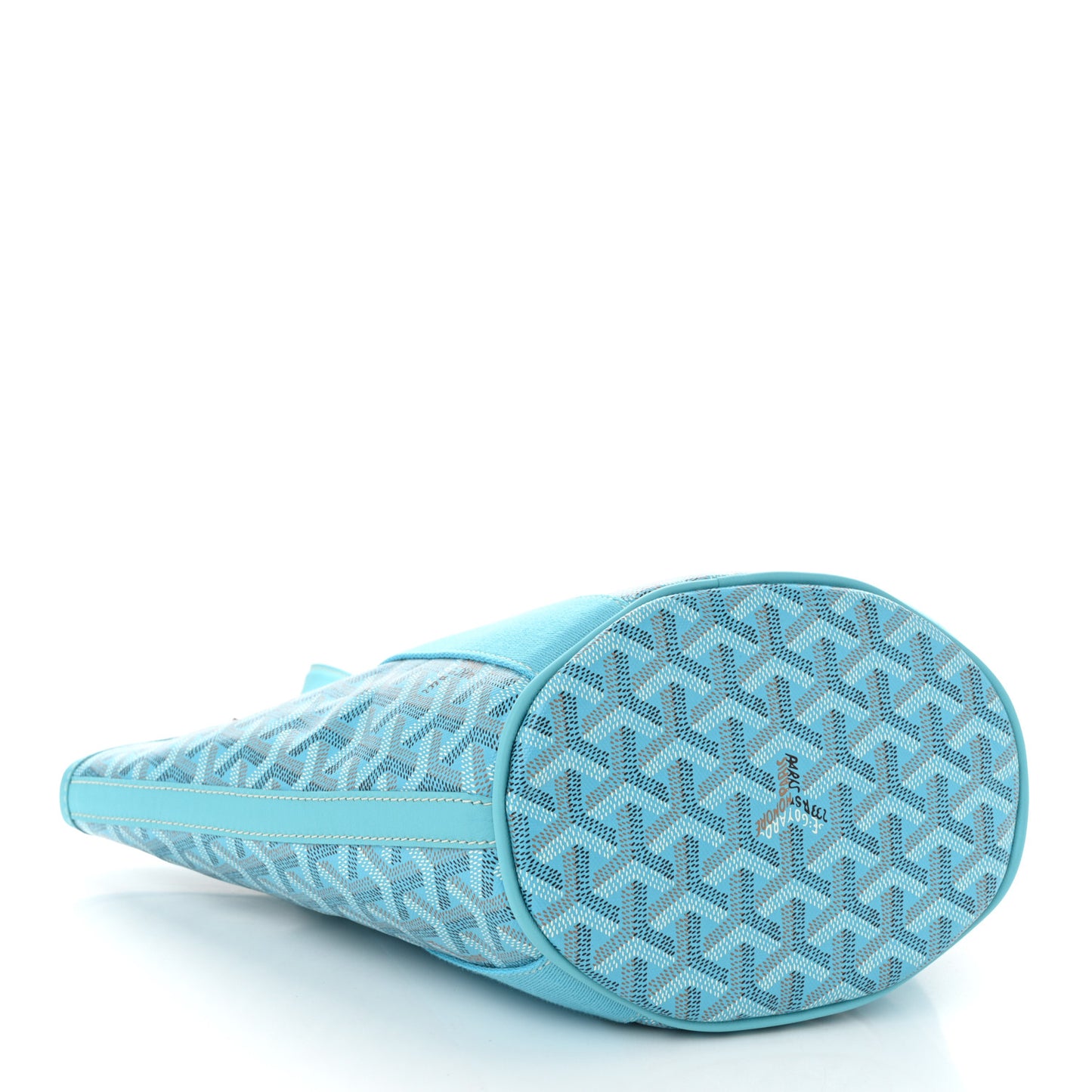 Goyardine Belharra PM Bleu Turquoise