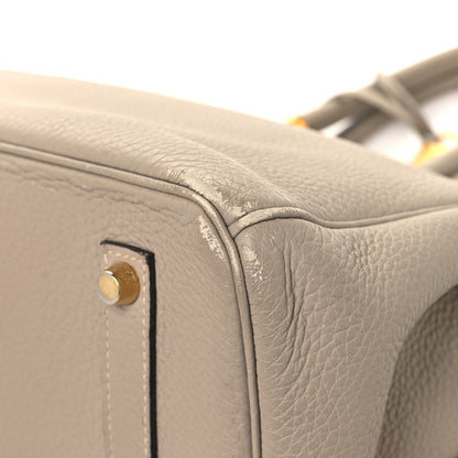Hermes Togo Birkin 35 Gris Tourterelle 10 of 11