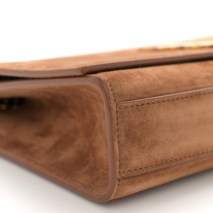 Saint Laurent Suede Medium Monogram Kate Satchel Macaron 9 of 10