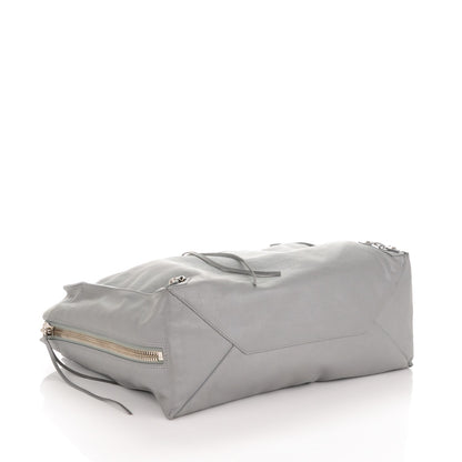 Balenciaga Veau Papier A4 Zip Around Tote Gris Metal 4 of 7