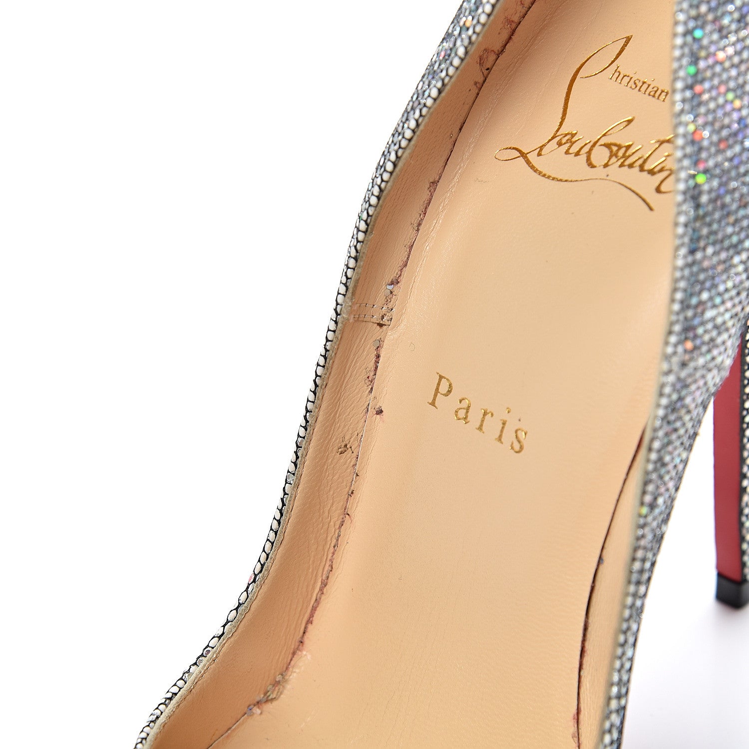 Christian Louboutin Glitter So Kate 120 Pumps 38 Disco Ball Multicolor 13 of 15