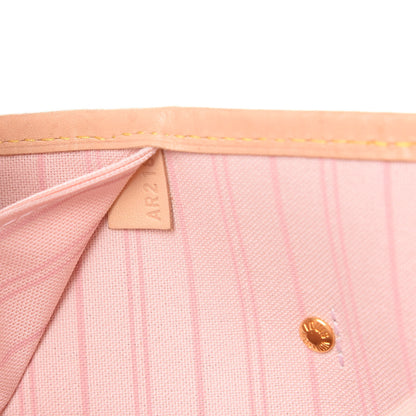 Louis Vuitton Damier Azur Neo Neverfull MM Rose Ballerine 8 of 11