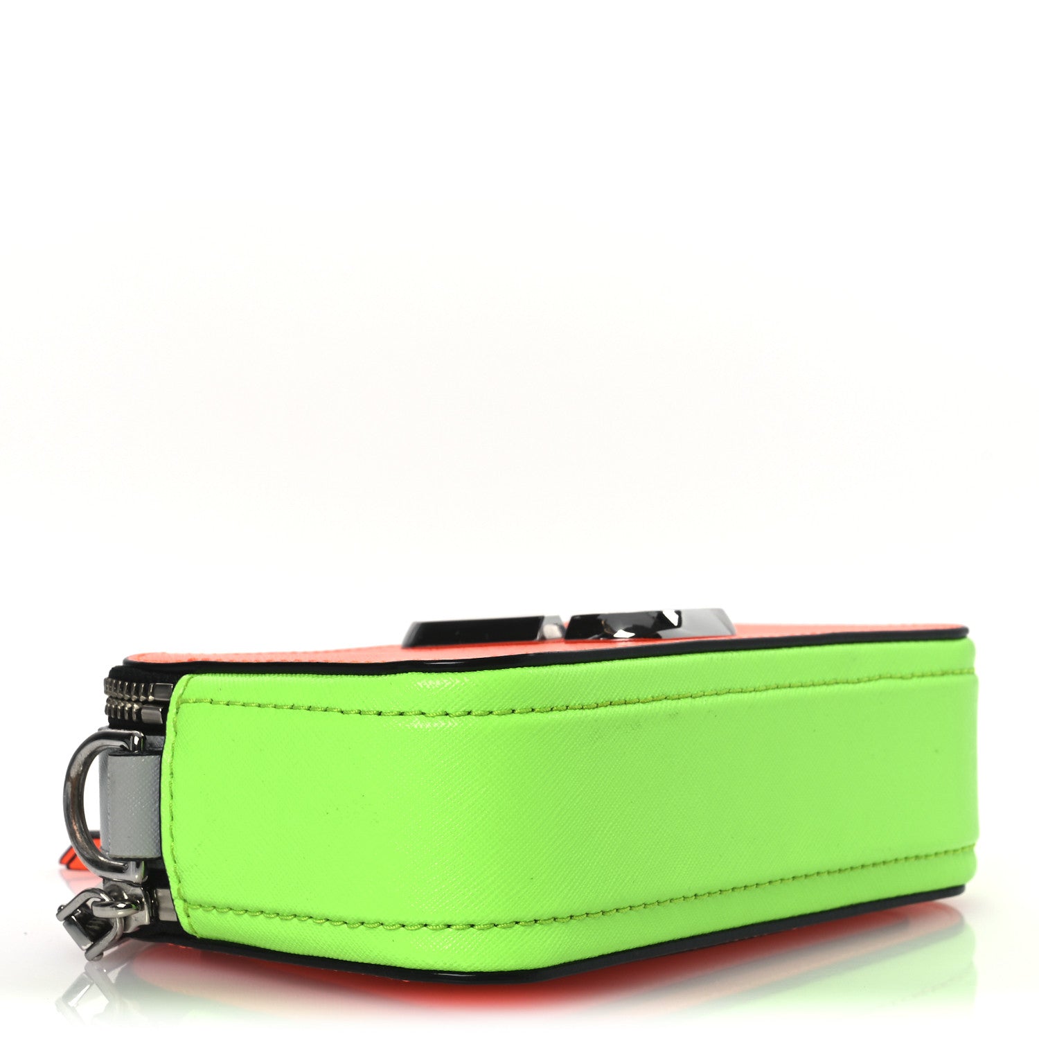 Marc Jacobs Saffiano Small Fluoro Snapshot Camera Bag Neon Orange 4 of 14