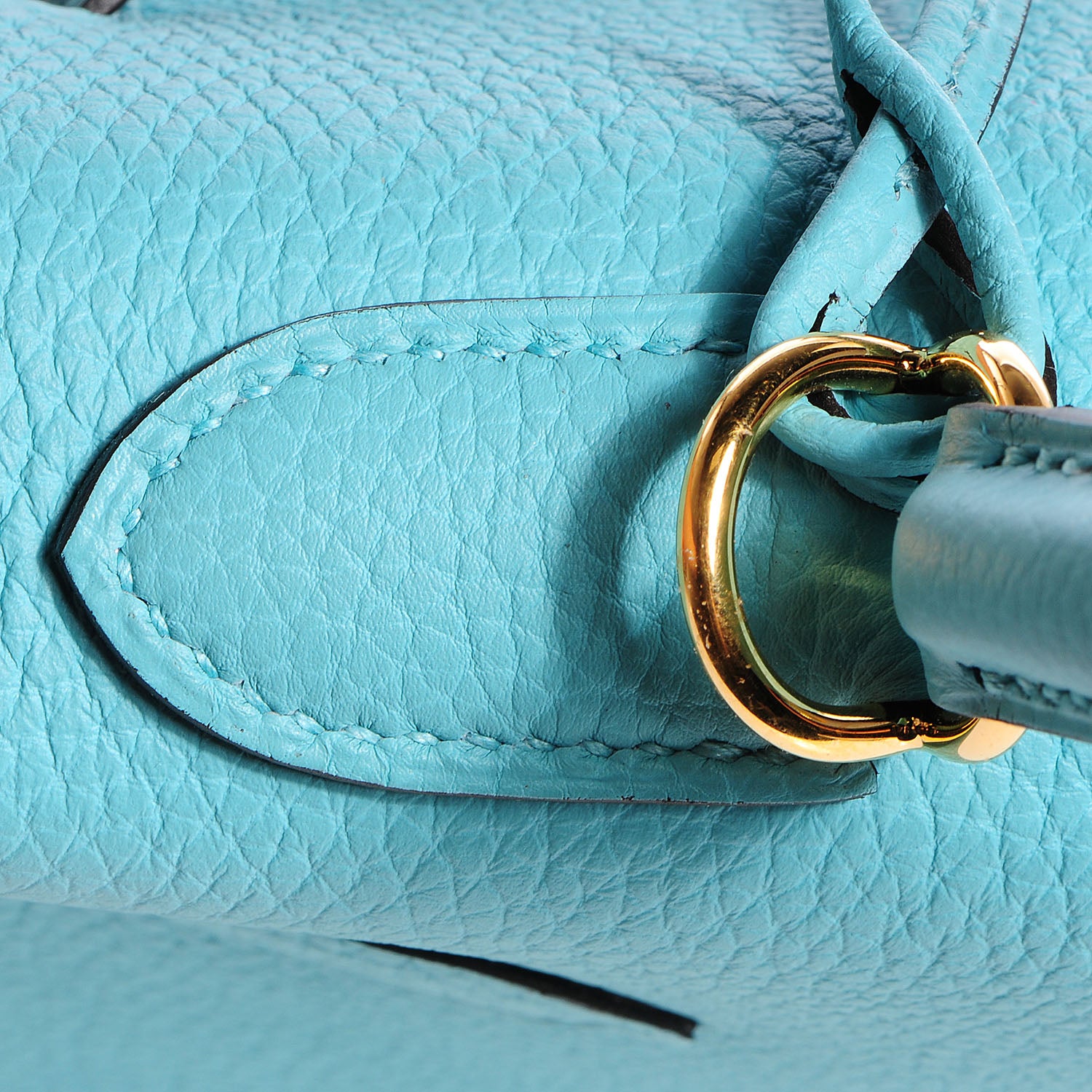 Hermes Togo Kelly Retourne 32 Bleu Atoll 12 of 28