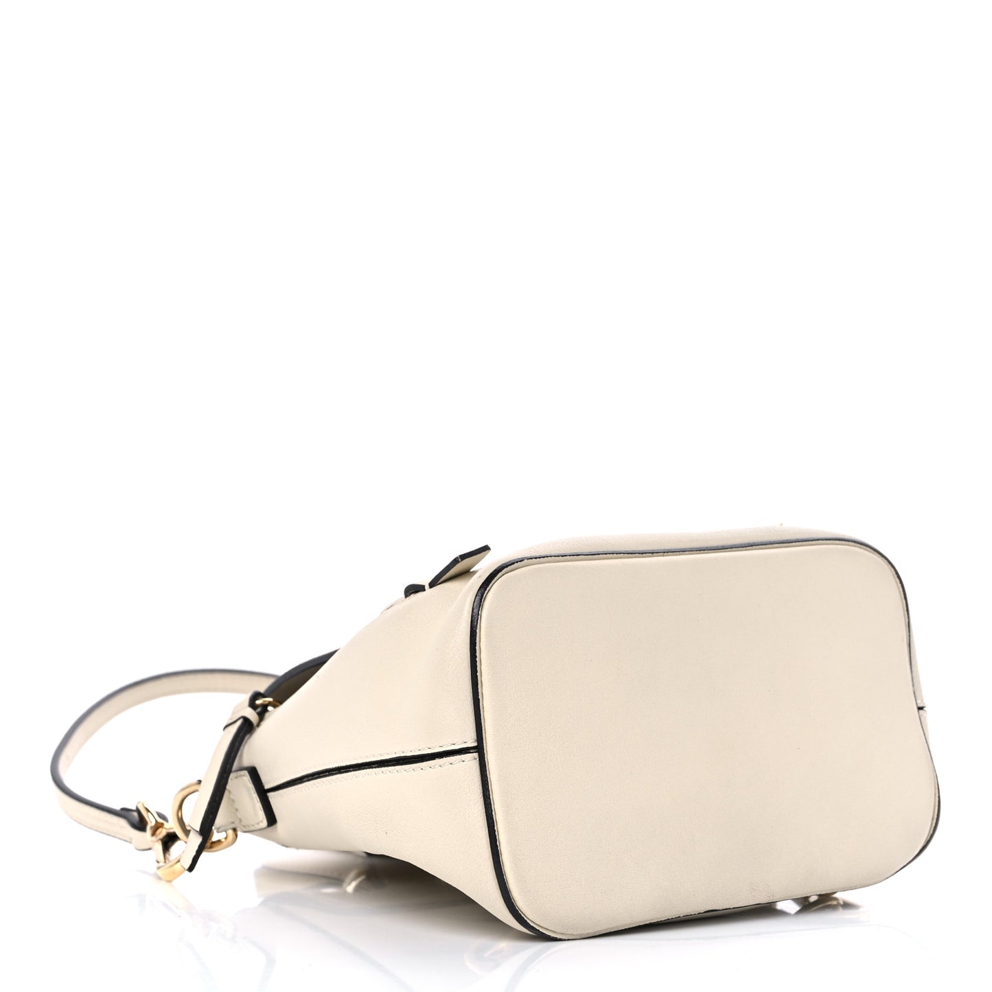 Suede Calfskin Mini Faye Backpack Off White