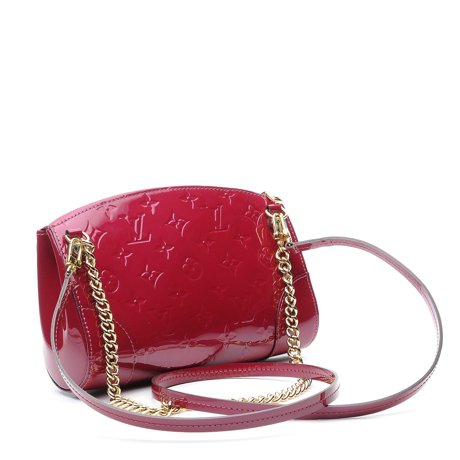 Louis Vuitton Vernis Santa Monica Clutch Magenta 3 of 9