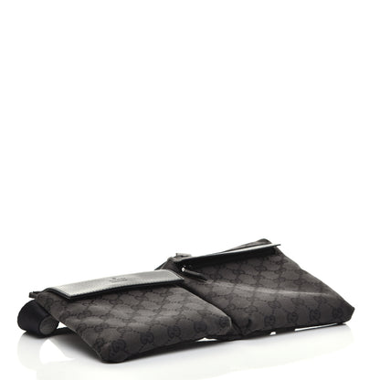 Gucci GG Monogram Double Pocket Belt Bag Black 5 of 12