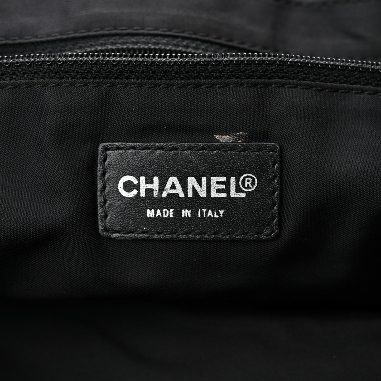 Nylon Large Travel Tote Black