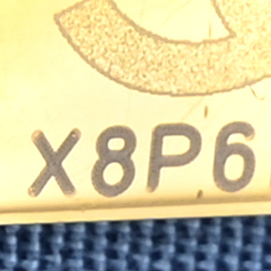 Denim Quilted Small Mood Bucket With Chain Blue Multicolor