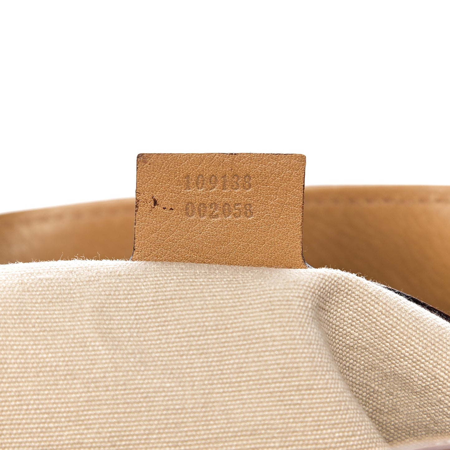 Calfskin Bamboo Handle Tote Beige
