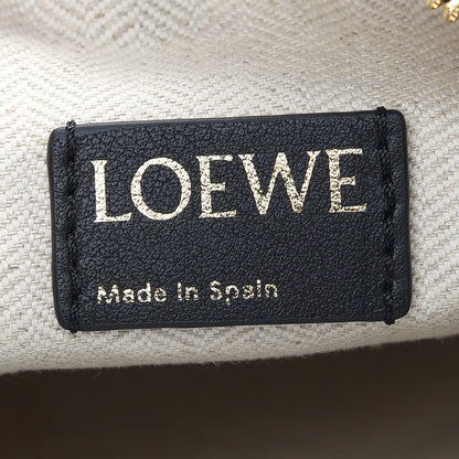Loewe Jacquard Anagram Calfskin Small Cubi Bag Ecru Black 6 of 9