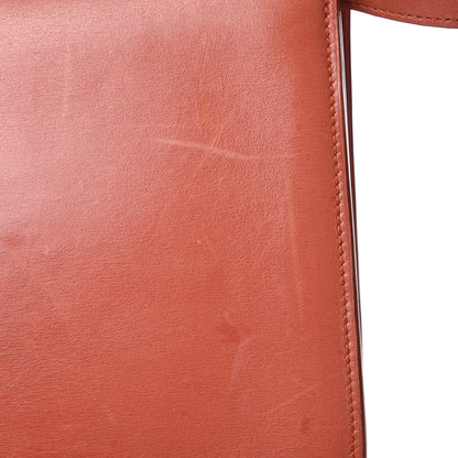 Celine Natural Calfskin Medium Classic Box Flap Bag Brick 10 of 20