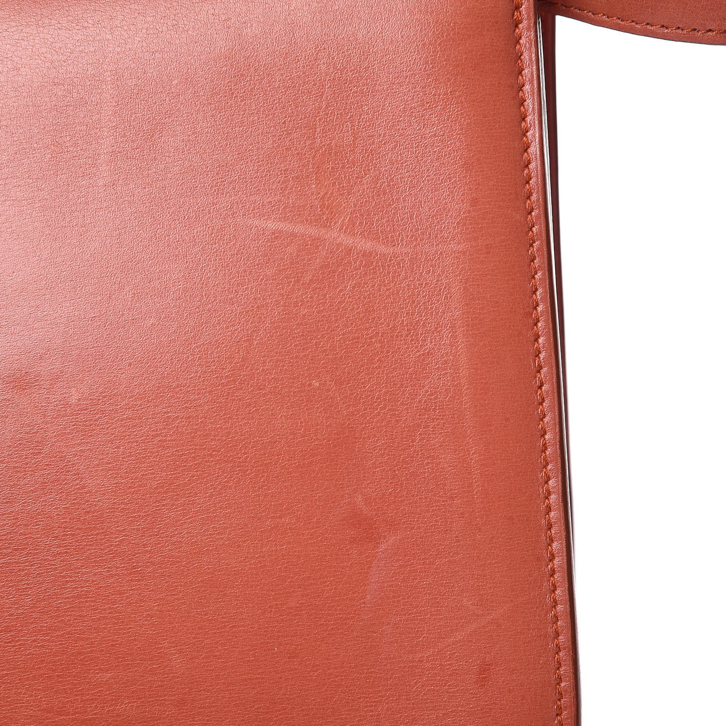 Natural Calfskin Medium Classic Box Flap Bag Brick