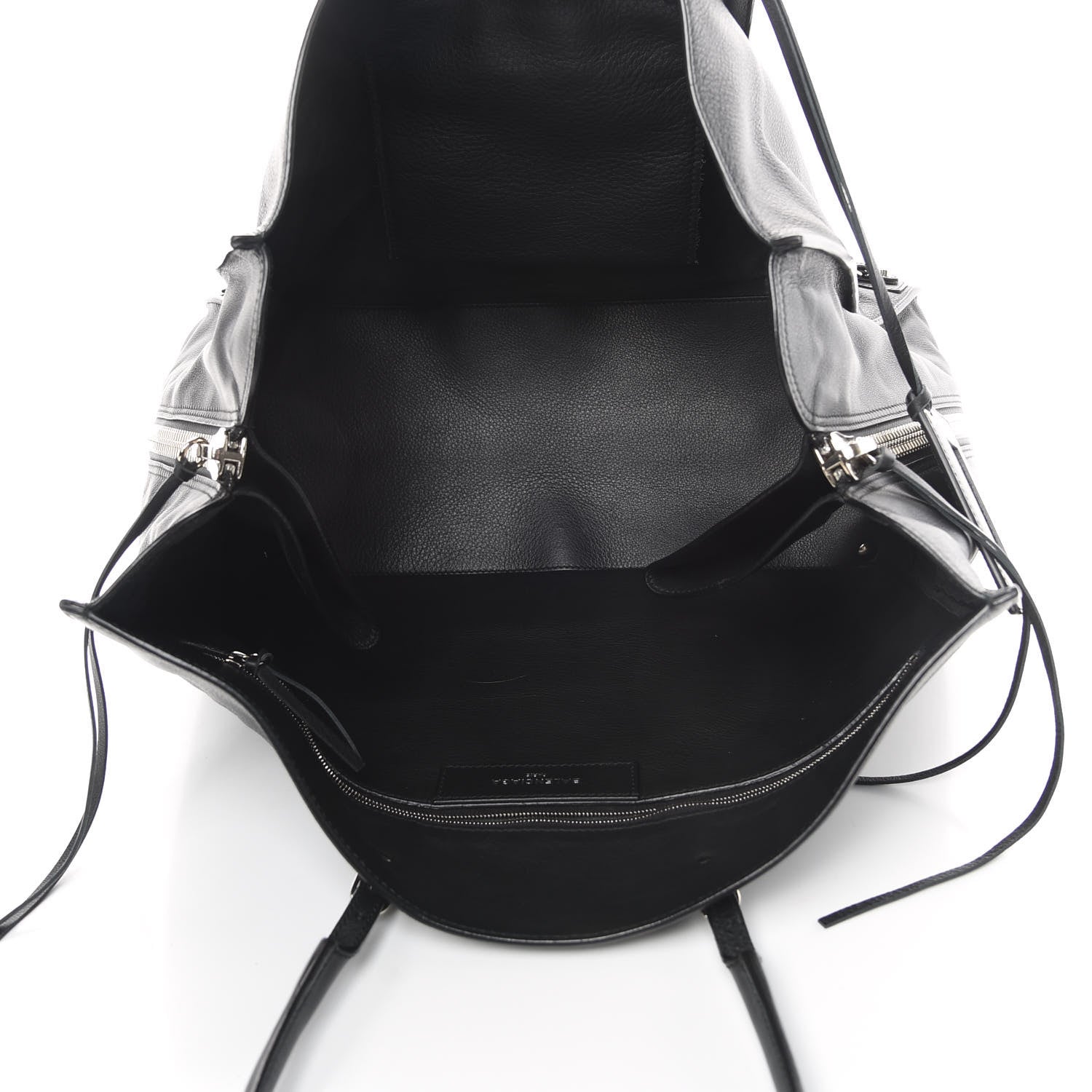 Balenciaga Supple Calfskin Papier A4 Zip Around Tote Black 5 of 11