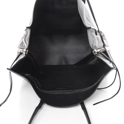 Balenciaga Supple Calfskin Papier A4 Zip Around Tote Black 5 of 11