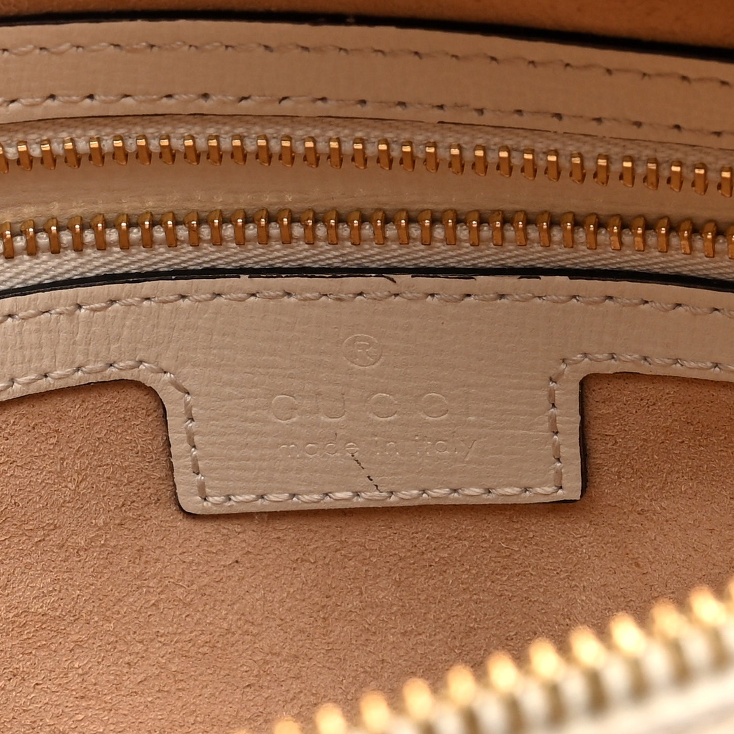 GG Supreme Monogram Small Horsebit 1955 Shoulder Bag Beige Mystic White