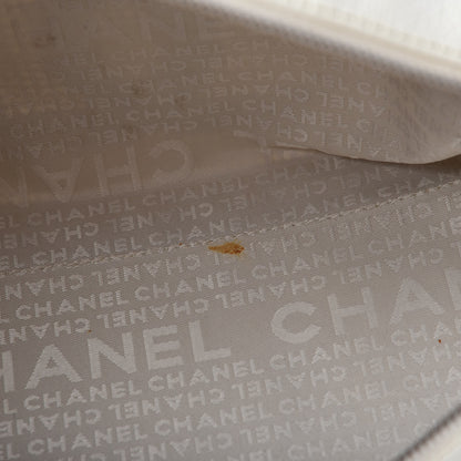 Chanel Caviar Perforated Bowler White 12 of 12