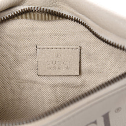 Gucci Grained Calfskin Small Logo Belt Bag White 9 of 11
