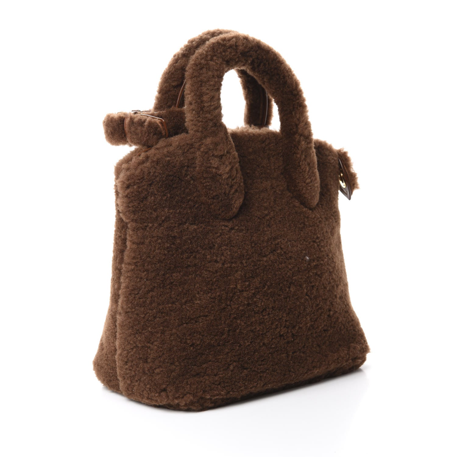 Louis Vuitton Shearling Pulsion Lockit Brown 3 of 9