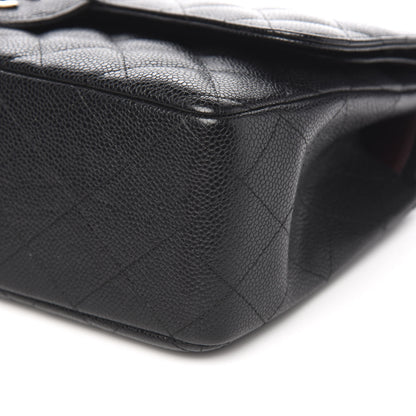 Chanel Caviar Quilted Jumbo Double Flap Black 8 of 9
