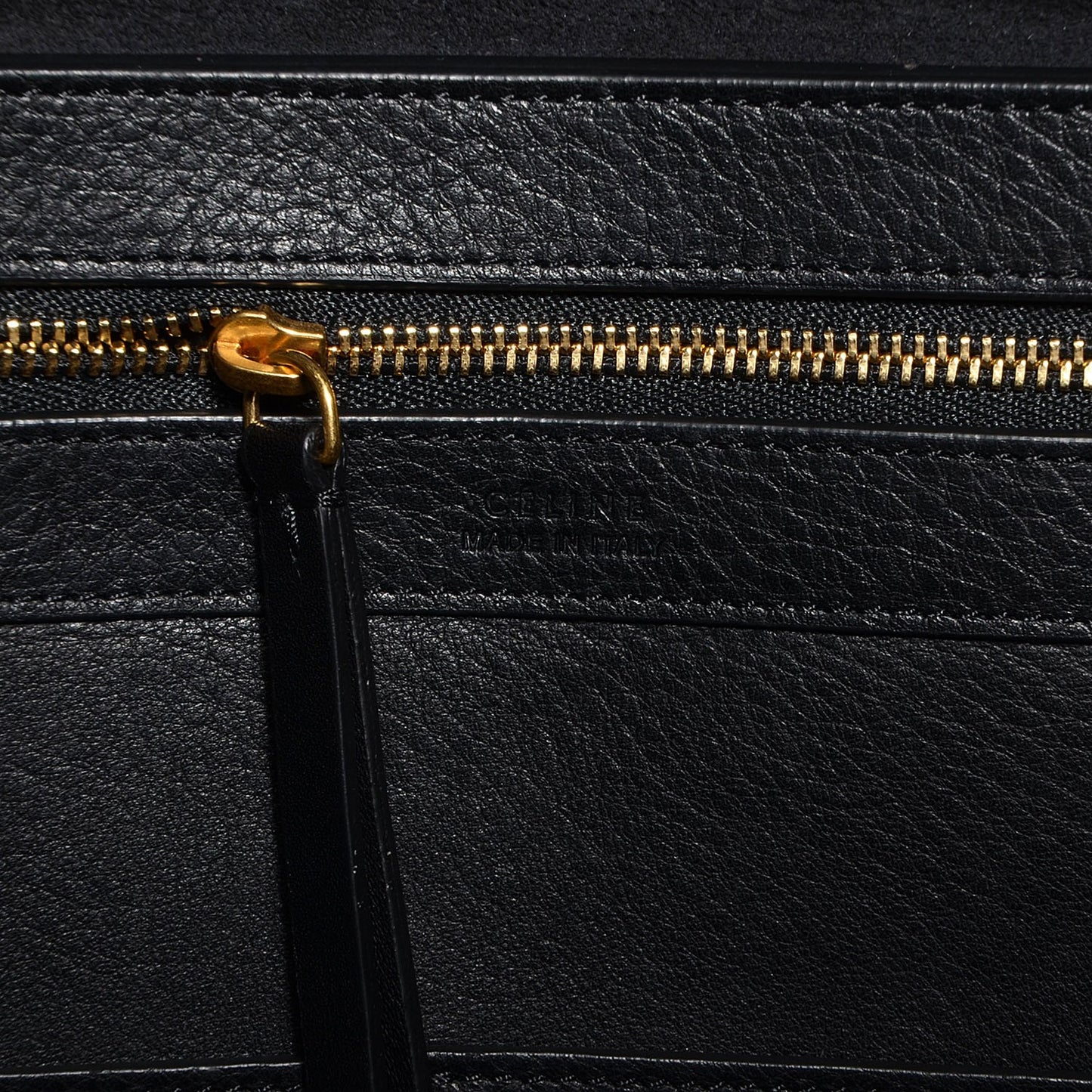 Soft Grained Calfskin Medium Cabas Phantom Black