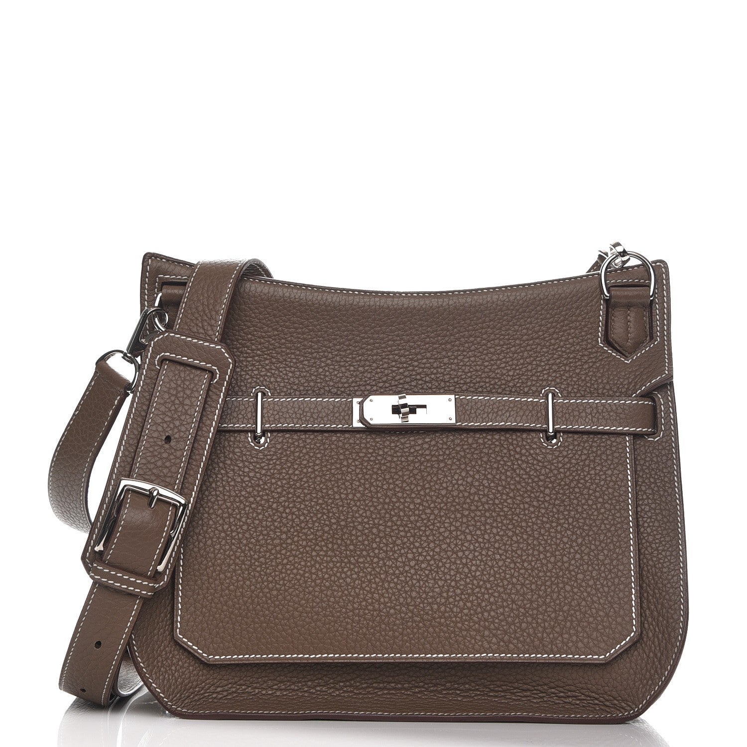 Hermes Taurillon Clemence Jypsiere 28 Etoupe 1 of 7