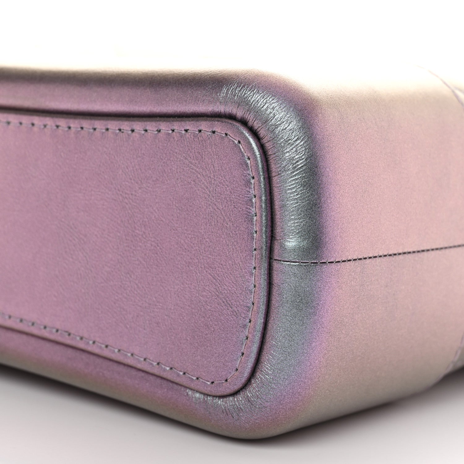 Chanel Iridescent Lambskin Calfskin Quilted Medium Gabrielle Hobo Light Purple 10 of 10