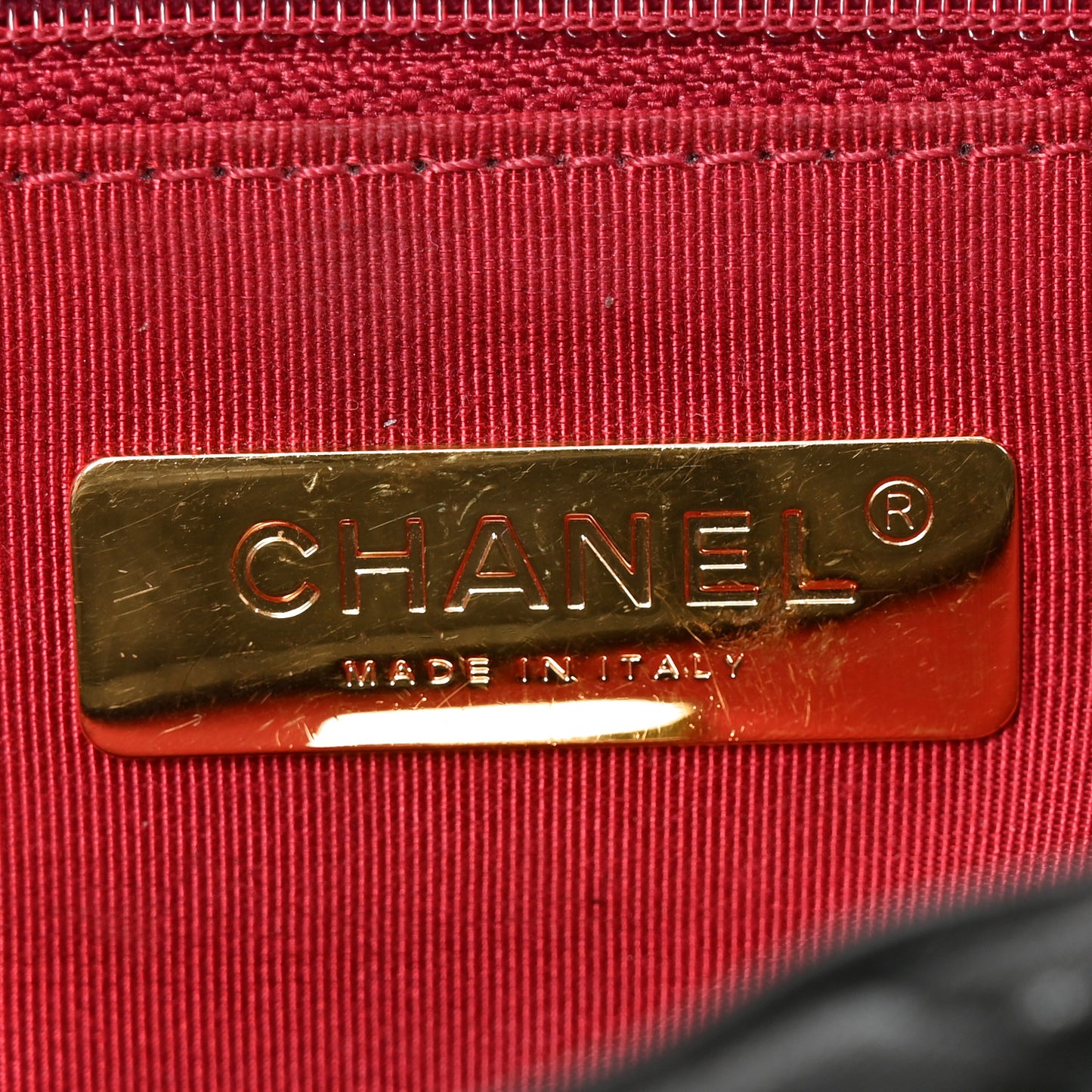 Lambskin Quilted Medium Chanel 19 Flap Black