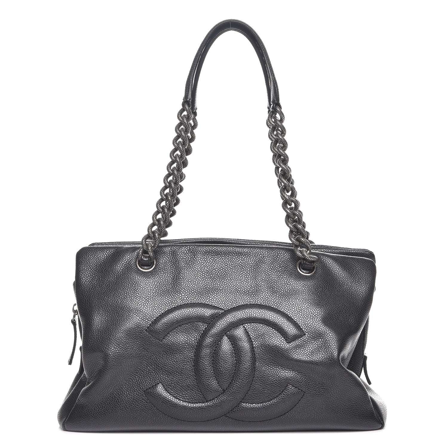 Chanel Caviar 31 Large Tote Dark Grey 1 of 8