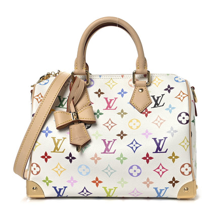 Louis Vuitton LV X TM Monogram Multicolor Speedy Bandouliere 25 White 1 of 9