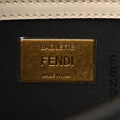 Fendi Nappa Apolo Bi-Color Chain Baguette Uovo Black 7 of 10