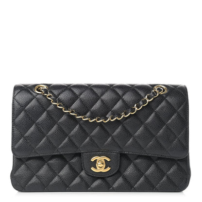 Chanel Caviar Quilted Medium Double Flap Black 1 of 13